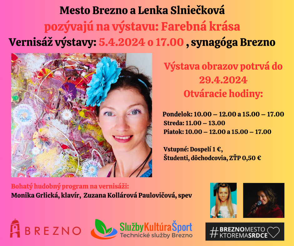 Pozvánka na 42. Výstavu obrazov Farebná krása