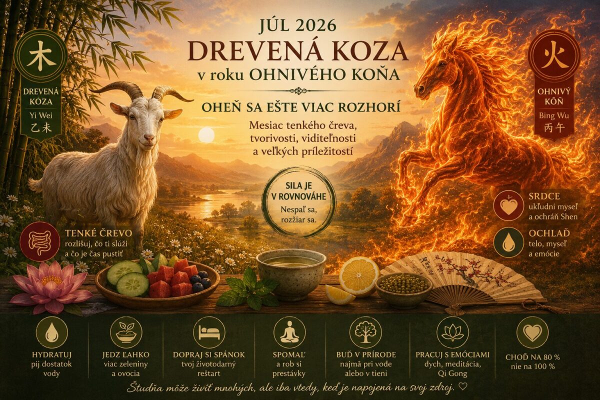 Júl 2026 – tenké črevo, Drevená Koza